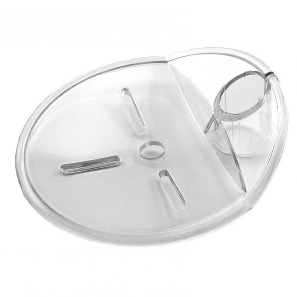 Ø25 mm, Ø22 mm or Ø19 mm clear soap dish