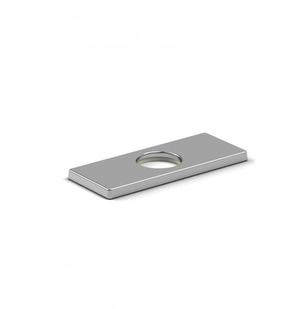 4'' center rectangular deck plate