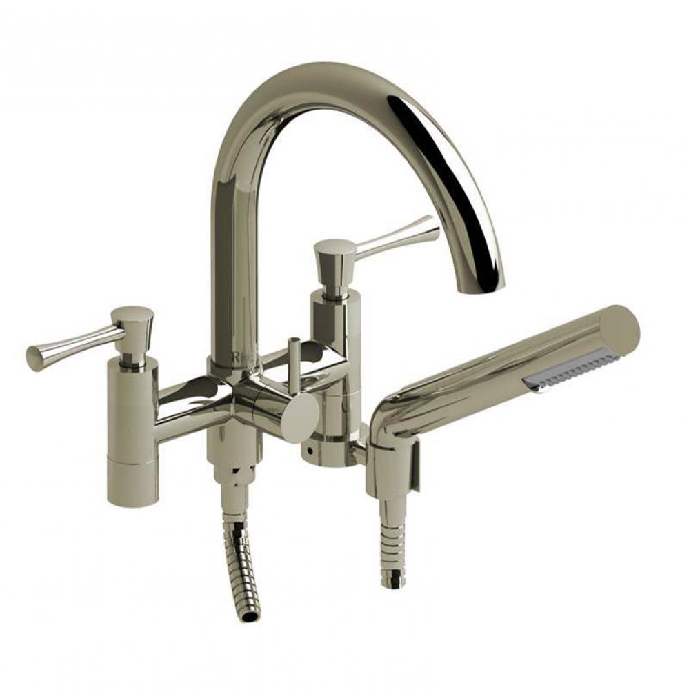 6'' tub filler with hand shower