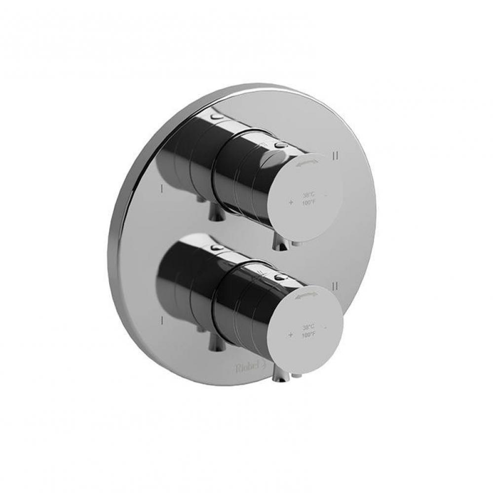 4-way no share Type T/P (thermostatic/pressure balance) coaxial valve trim