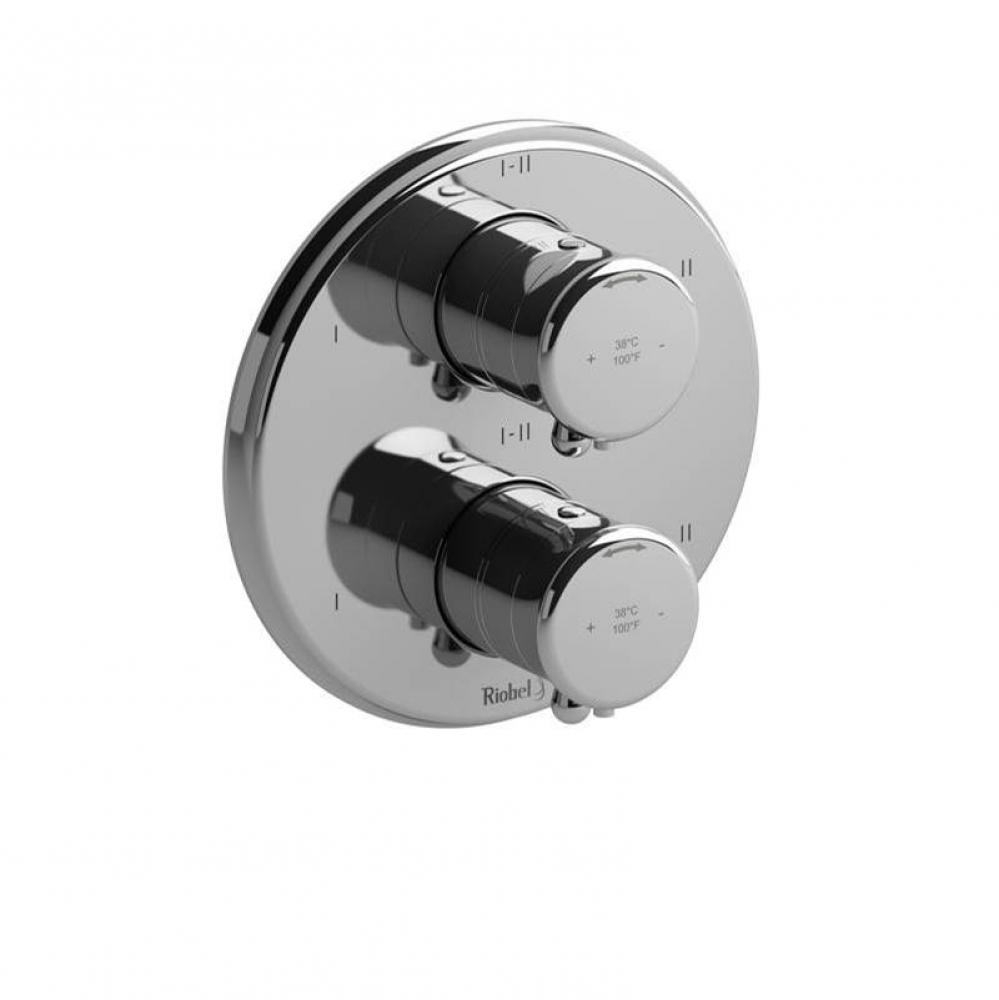 4-way Type T/P (thermostatic/pressure balance) coaxial valve trim