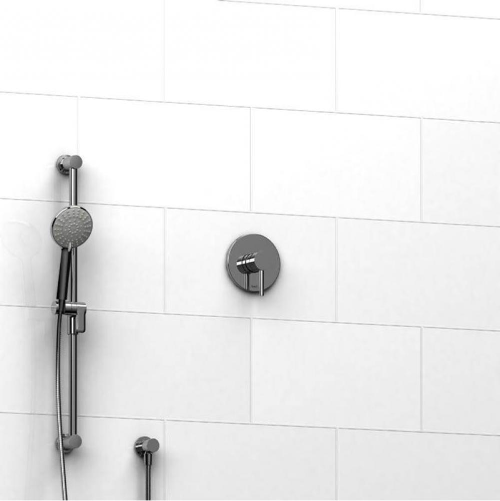 Type P (pressure balance) shower