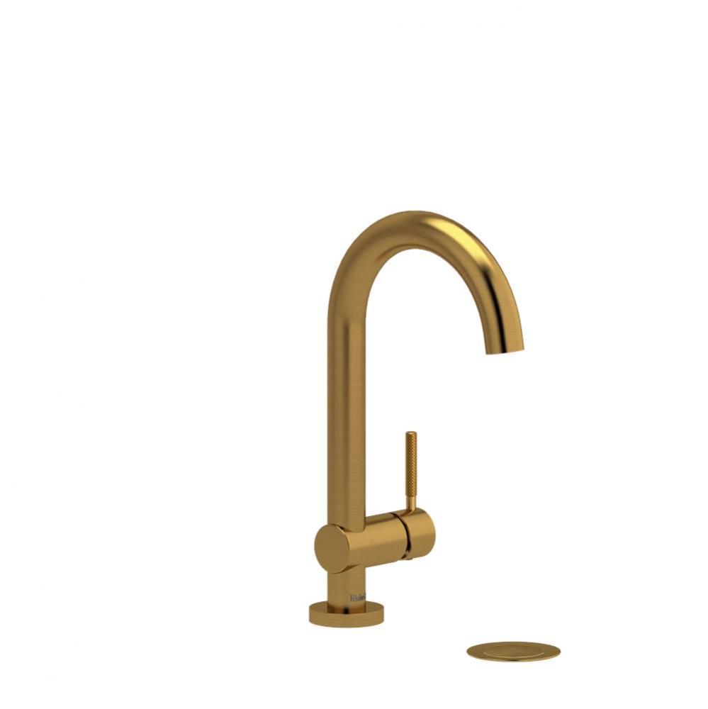 Single hole lavatory faucet