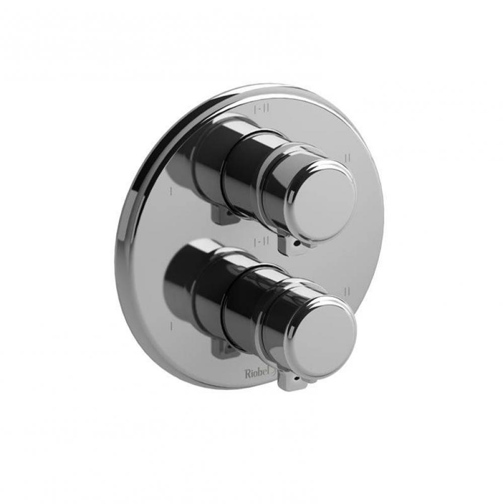 4-way Type T/P (thermostatic/pressure balance) coaxial valve trim