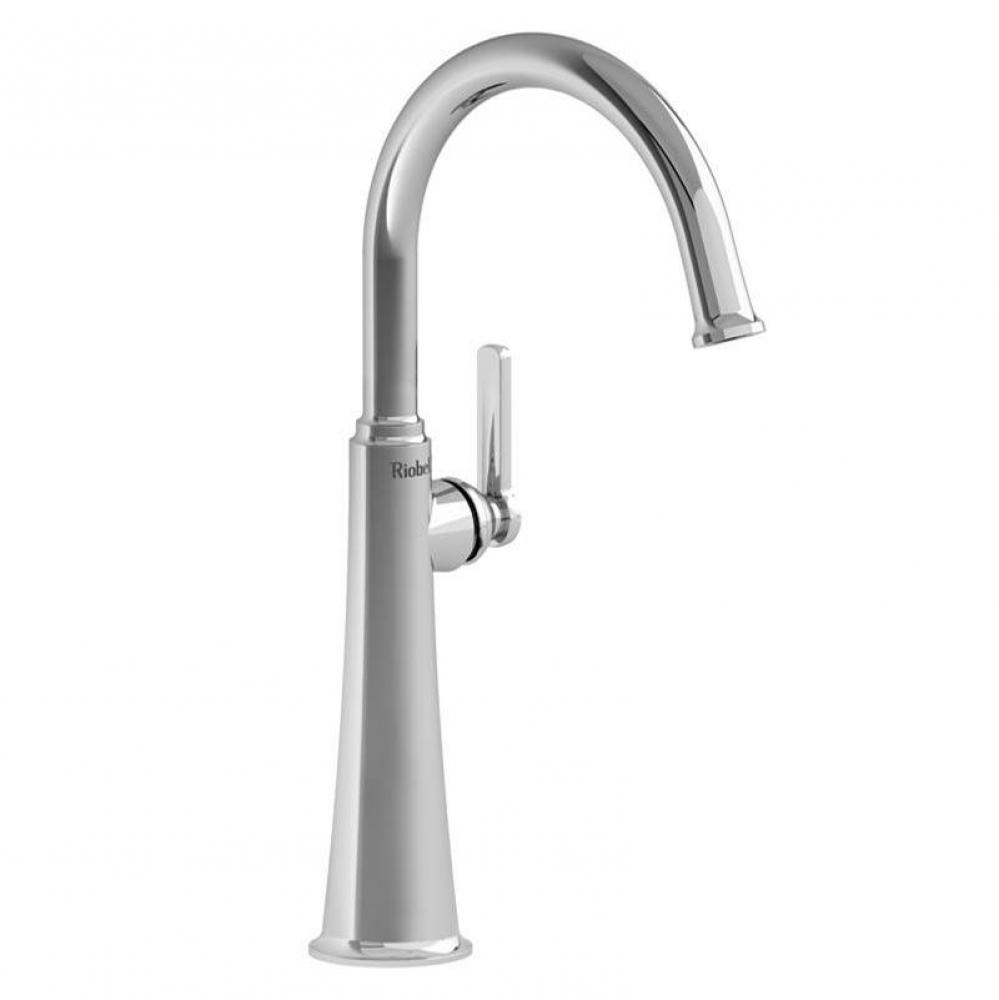 Single hole lavatory faucet