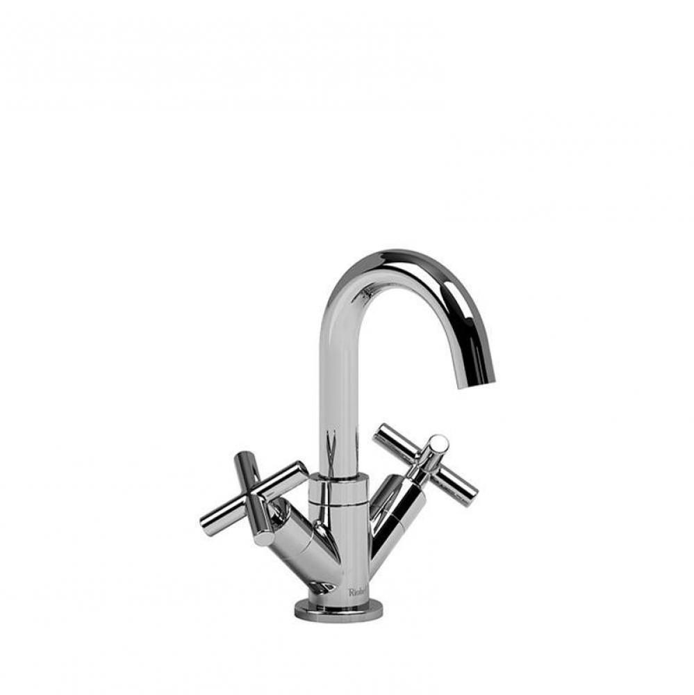 Single hole lavatory faucet without drain