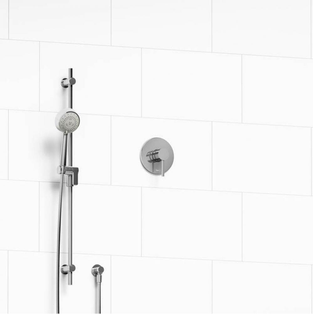 Type P (pressure balance) shower