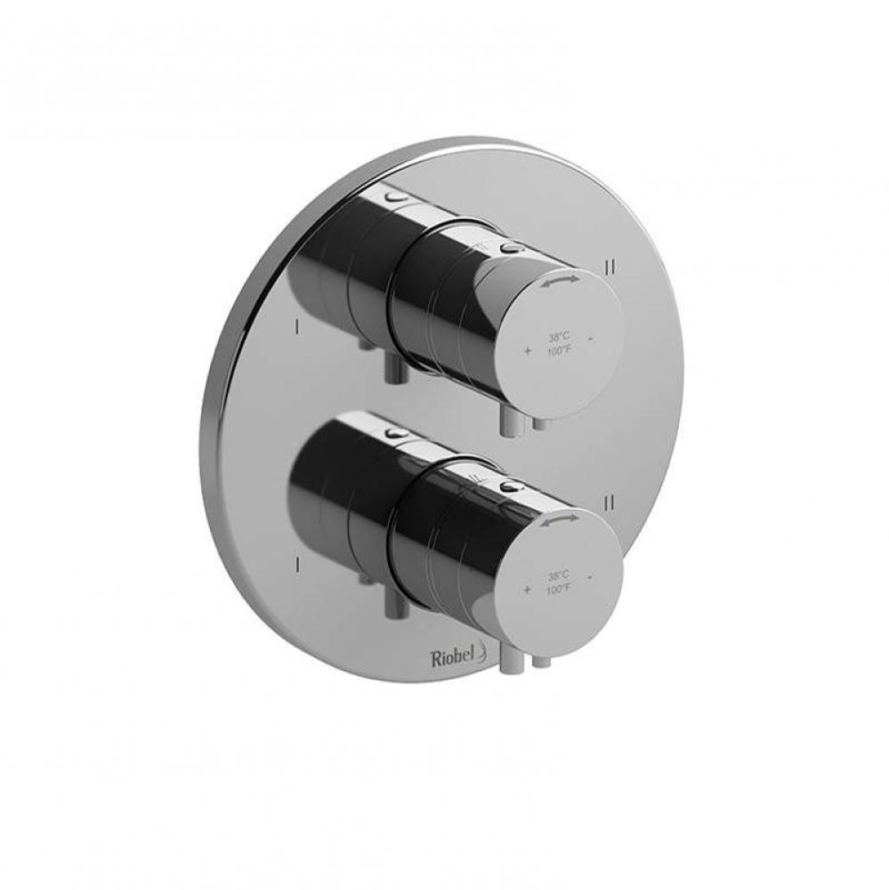 4-way no share Type T/P (thermostatic/pressure balance) coaxial valve trim