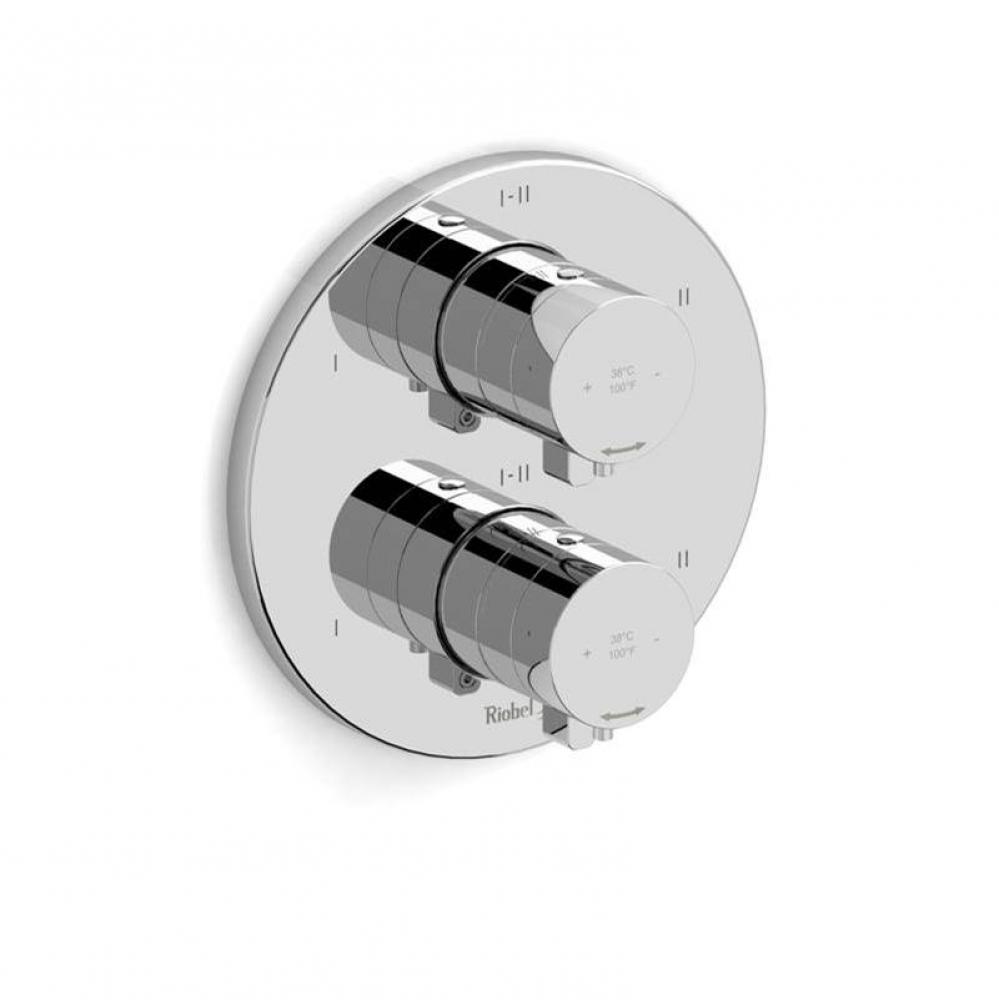 4-way Type T/P (thermostatic/pressure balance) coaxial valve trim