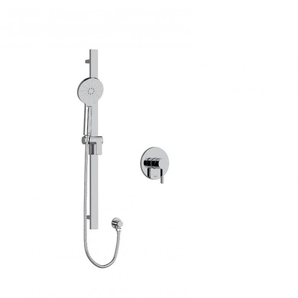 Type P (pressure balance) shower