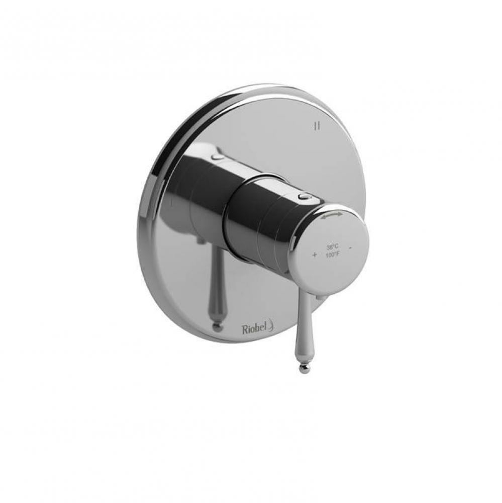 3-way Type T/P (thermostatic/pressure balance) coaxial valve trim