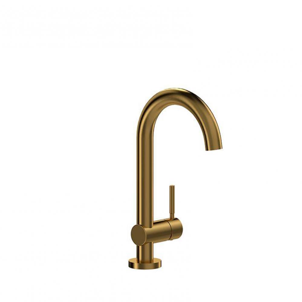 Single hole lavatory faucet