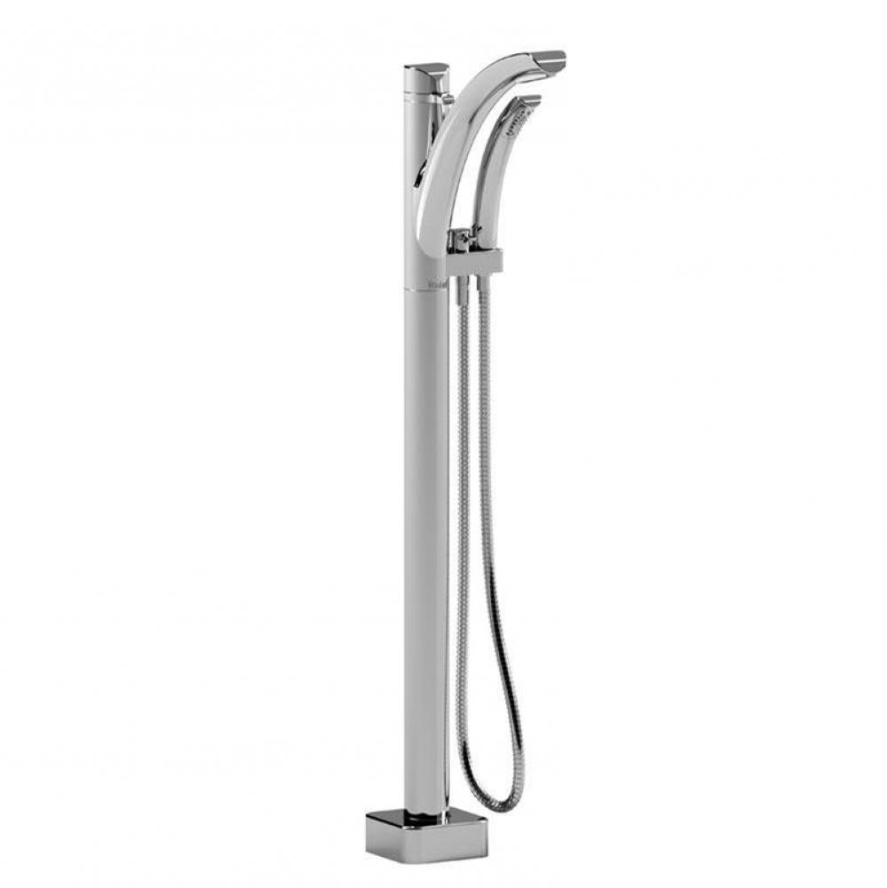 Floor-mount Type T/P (thermostatic/pressure balance) coaxial tub filler with hand shower