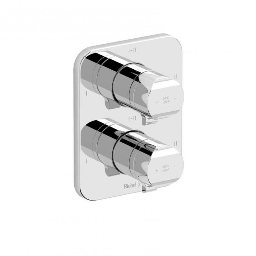 4-way Type T/P (thermostatic/pressure balance) coaxial valve trim