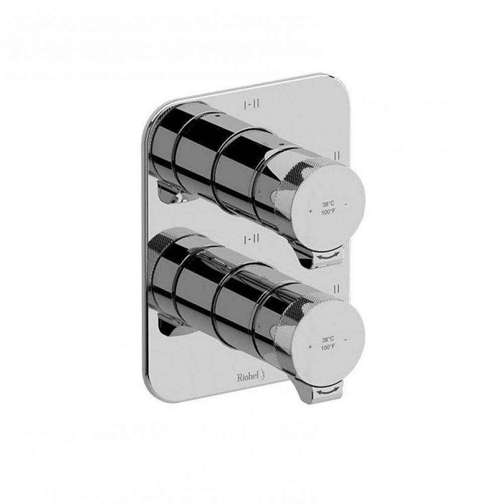 4-way no share Type T/P (thermostatic/pressure balance) coaxial valve trim