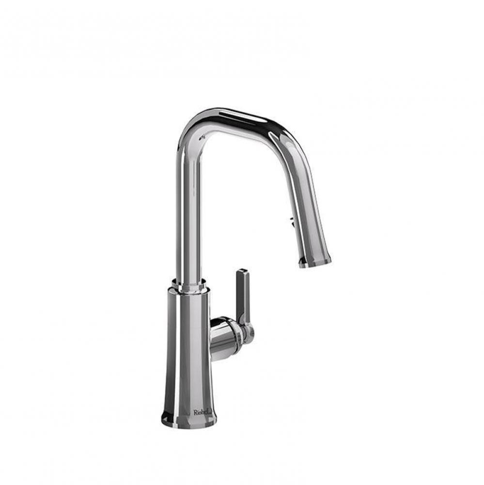 Trattoria kitchen faucet with spray