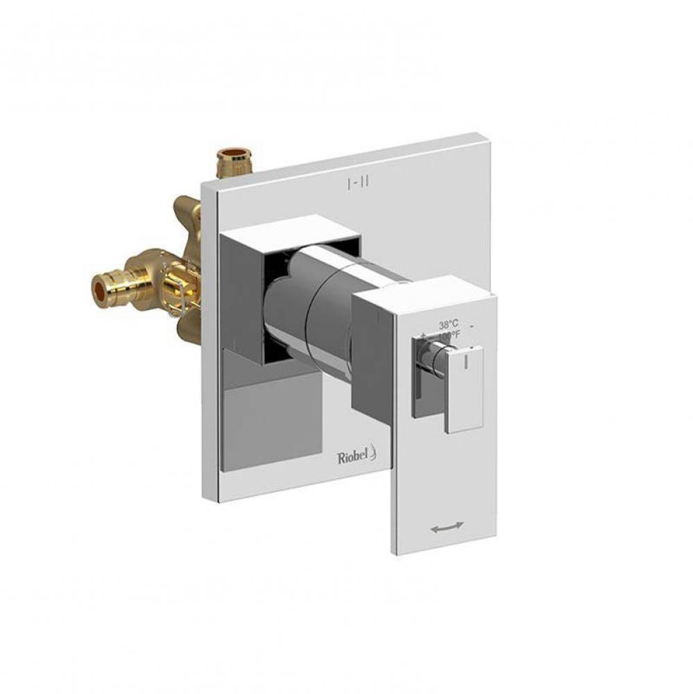 2-way Type T/P (thermostatic/pressure balance) coaxial complete valve EXPANSION PEX