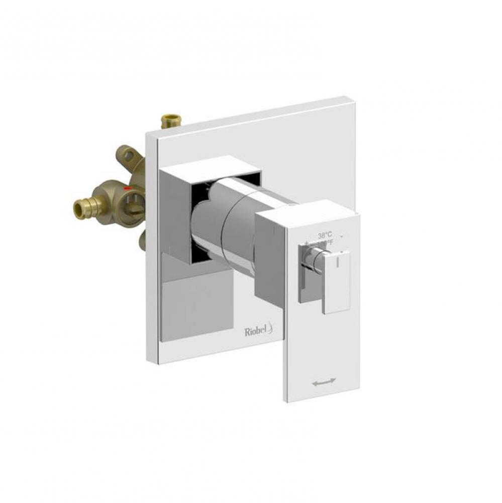 2-way no share Type T/P (thermostatic/pressure balance) coaxial complete valve PEX