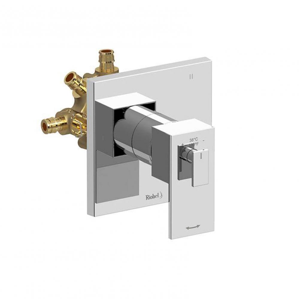 3-way Type T/P (thermostatic/pressure balance) coaxial complete valve EXPANSION PEX