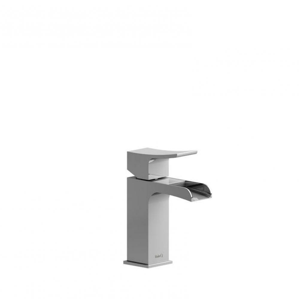 Single hole lavatory open spout faucet without drain