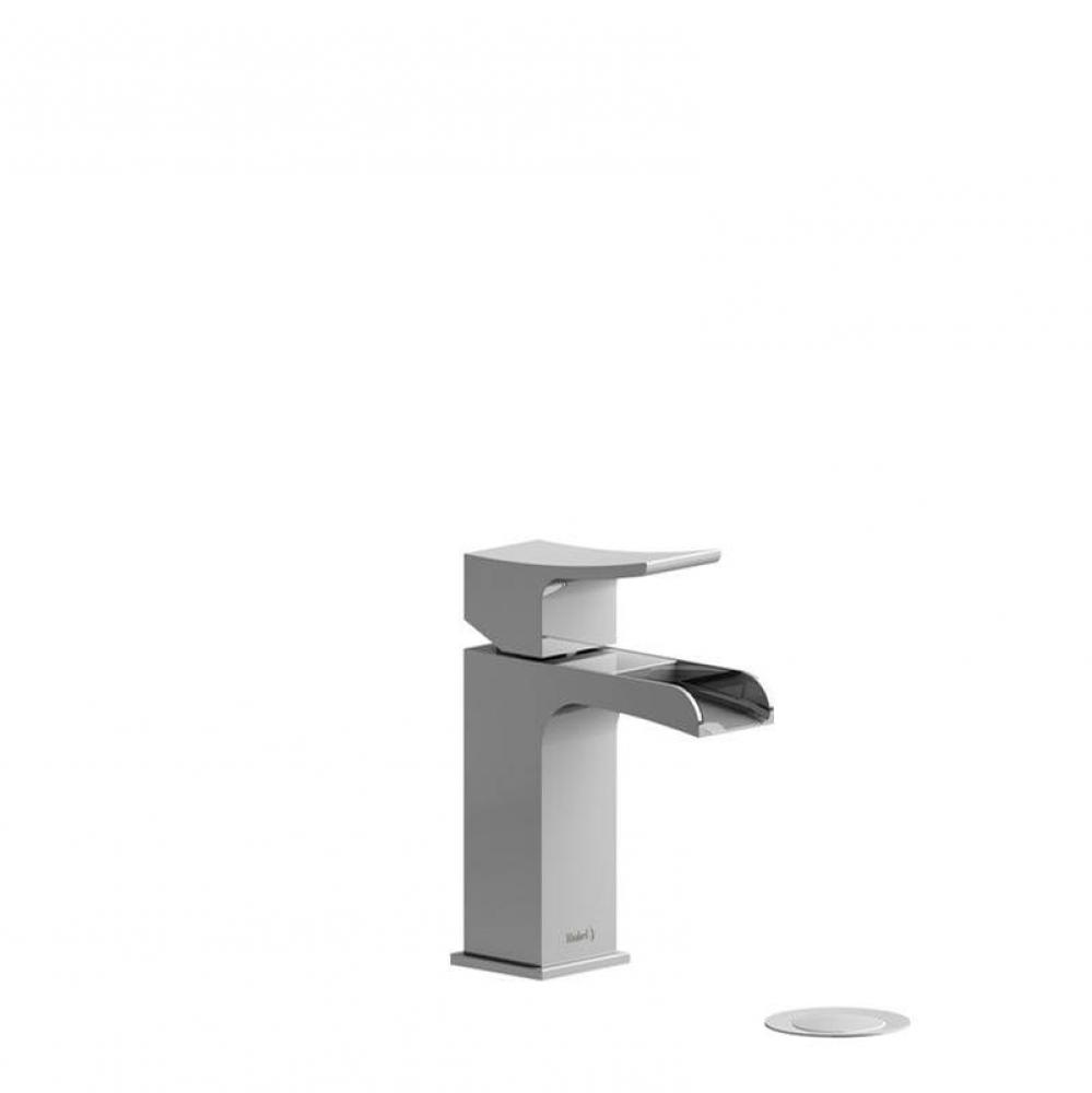 Single hole lavatory open spout faucet