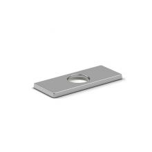 Riobel Canada 5604C - 4'' center rectangular deck plate