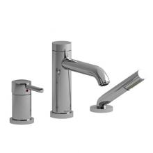 Riobel Canada TCS16C - 3-piece Type P (pressure balance) deck-mount tub filler with hand shower trim