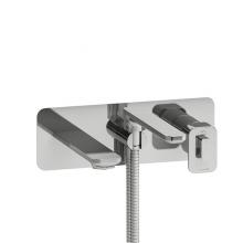 Riobel Canada EQ21C - Wall-mount Type T/P (thermo/pressure balance) coaxial tub filler with hand shower