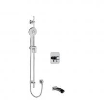 Riobel Canada KIT1244SAC - 1/2'' 2-way Type T/P (thermostatic/pressure balance) coaxial system with spout and hand