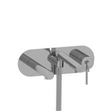 Riobel Canada GS21C - Wall-mount Type T/P (thermo/pressure balance) coaxial tub filler with hand shower