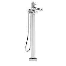 Riobel Canada GS39C-SPEX - 2-way Type T (thermostatic) coaxial floor-mount tub filler with hand shower