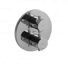 Riobel Canada RUTM83+KNC - 4-Way Type T/P (Thermostatic/Pressure Balance) 3/4'' Coaxial Complete Valve