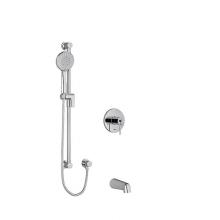 Riobel Canada KIT#1244GSC - 1/2'' 2-way Type T/P (thermostatic/pressure balance) coaxial system with spout and hand