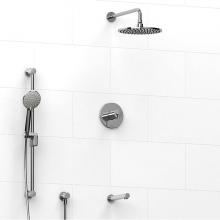 Riobel Canada KIT#1345C-LOUP - Type T/P (thermostatic/pressure balance) 1/2'' coaxial 3-way system with hand shower rai