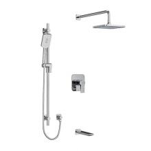 Riobel Canada KIT#1345FRC - Type T/P (thermostatic/pressure balance)  1/2'' coaxial 3-way system with hand shower ra