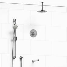 Riobel Canada KIT#1345SYTMC-6-EX - Type T/P (thermostatic/pressure balance) 1/2'' coaxial 3-way system with hand shower rai