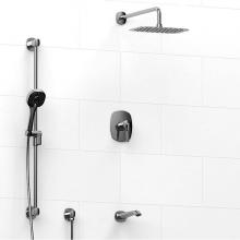 Riobel Canada KIT#1345VYC-EX - Type T/P (thermostatic/pressure balance) 1/2'' coaxial 3-way system with hand shower rai