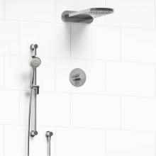 Riobel Canada KIT#2745SYTMC - Type T/P (thermostatic/pressure balance) 1/2'' coaxial 3-way system with hand shower rai