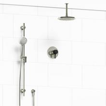 Riobel Canada KIT#323MMRDLPNBK-6-SPEX - Type T/P (thermostatic/pressure balance) 1/2'' coaxial 2-way system with hand shower and