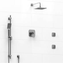 Riobel Canada KIT#3545EQC-SPEX - Type T/P (thermostatic/pressure balance) 1/2'' coaxial 3-way system, hand shower rail, e