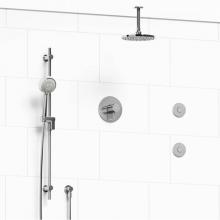 Riobel Canada KIT#3545PATMC-6 - Type T/P (thermostatic/pressure balance) 1/2'' coaxial 3-way system, hand shower rail, e