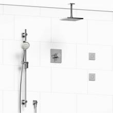 Riobel Canada KIT#3545PATQC-6-EX - Type T/P (thermostatic/pressure balance) 1/2'' coaxial 3-way system, hand shower rail, e