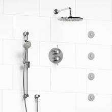 Riobel Canada KIT#483EDTMC - Type T/P (thermostatic/pressure balance) 3/4'' double coaxial system with hand shower ra