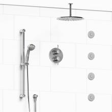 Riobel Canada KIT#483GNC-6 - Type T/P (thermostatic/pressure balance) 3/4'' double coaxial system with hand shower ra