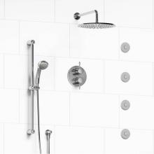 Riobel Canada KIT#483GNC - Type T/P (thermostatic/pressure balance) 3/4'' double coaxial system with hand shower ra