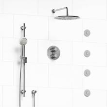 Riobel Canada KIT#483MMRD+C - Type T/P (thermostatic/pressure balance) 3/4'' double coaxial system with hand shower ra