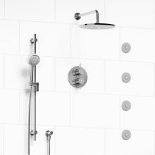 Riobel Canada KIT#483PATMC - Type T/P (thermostatic/pressure balance) 3/4'' double coaxial system with hand shower ra