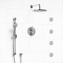 Riobel Canada KIT#483SYTMC - Type T/P (thermostatic/pressure balance) 3/4'' double coaxial system with hand shower ra