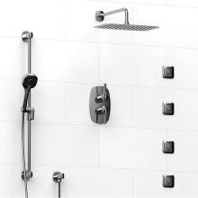 Riobel Canada KIT#483VYC - Type T/P (thermostatic/pressure balance) 3/4'' double coaxial system with hand shower ra