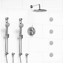 Riobel Canada KIT#783EDTMC - Type T/P (thermostatic/pressure balance) 3/4'' double coaxial system with 2 hand shower